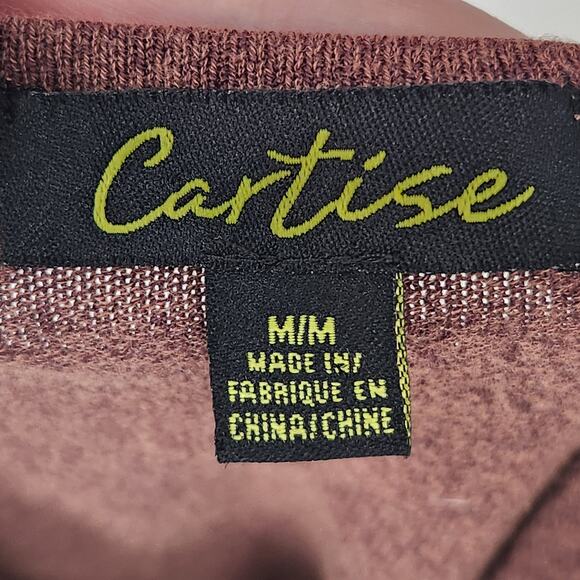 Y2K Cartise Brown Chartreuse Boho Hippie Crochet Floral Vtg Women's Tank Top M - Picture 2 of 7